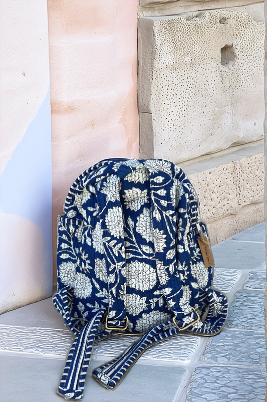 Navy backpack