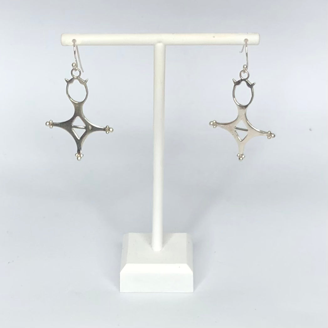 Silver Tuareg Raj Earrings