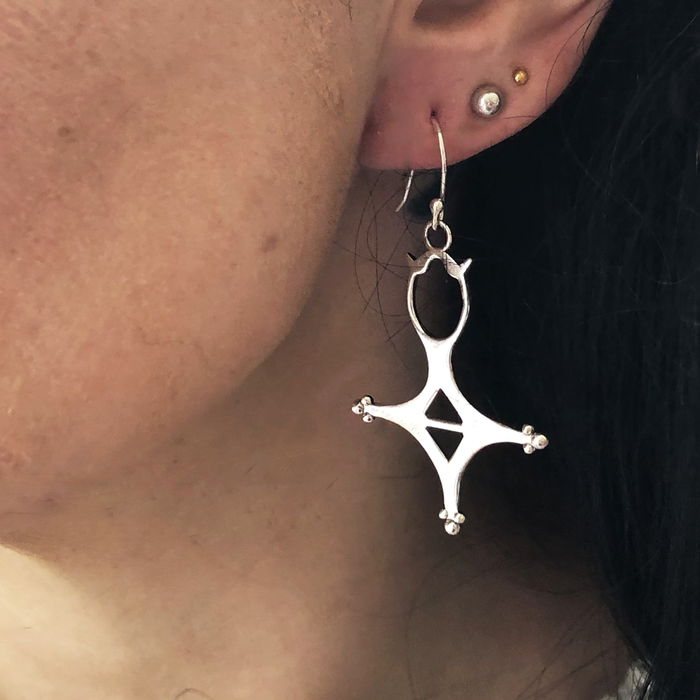 Silver Tuareg Raj Earrings